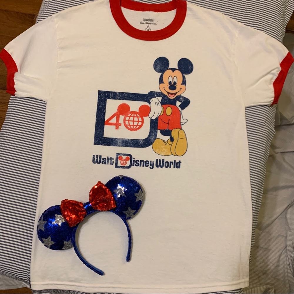 Disney 40th Anniversary of WDW Mickey T-shirt, M